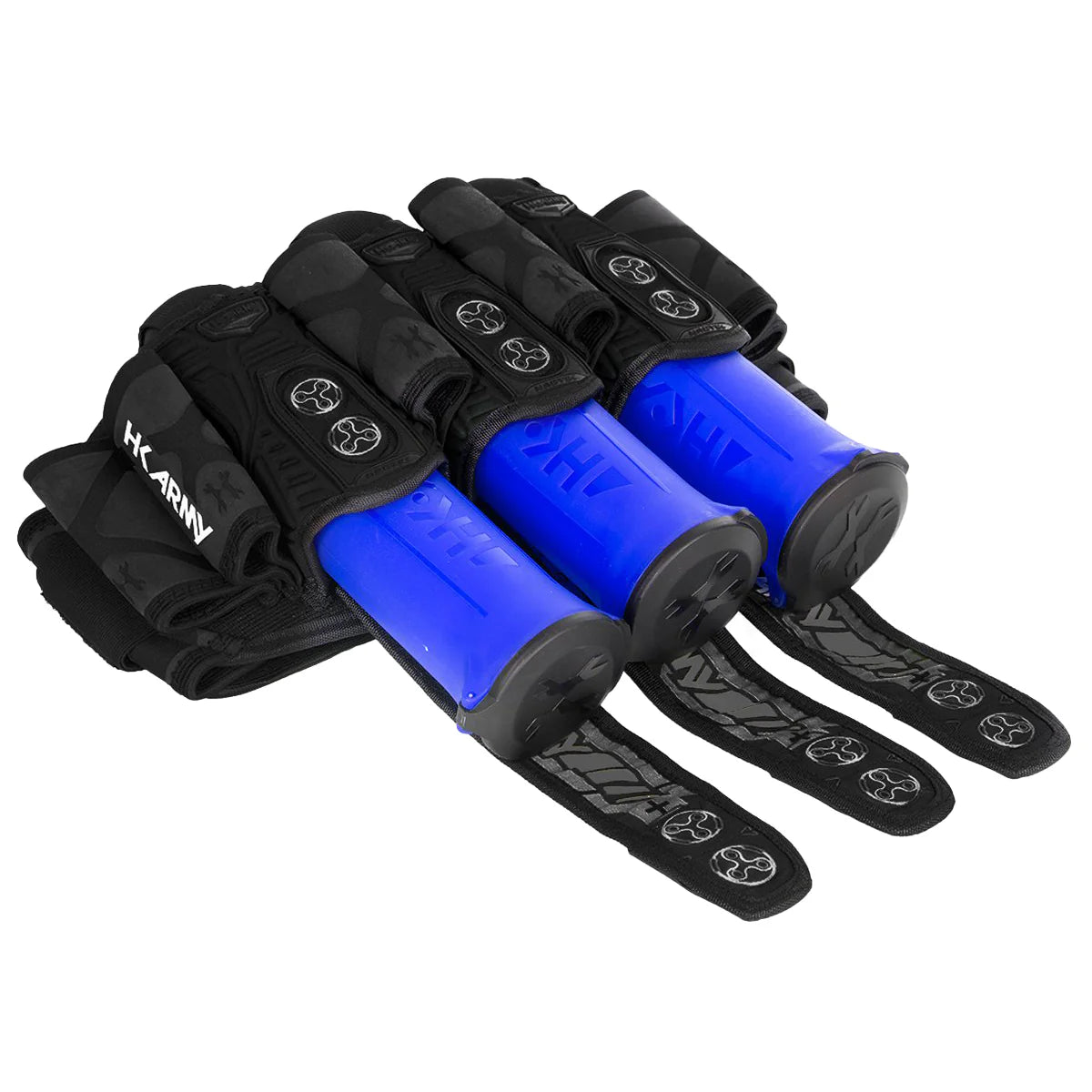 HK Army Magtek Paintball Pod Harness - Black/Grey 3+2+4