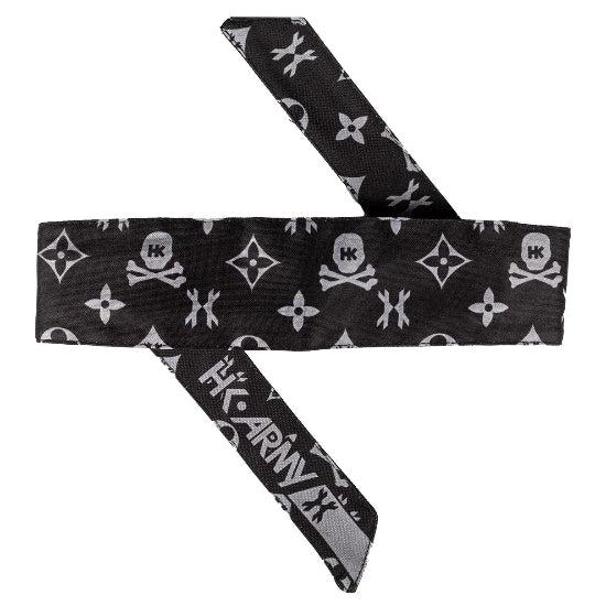 HK Army Tie Headband - Monogram Black/Grey