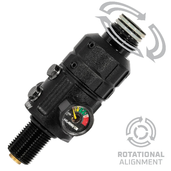 HK Army Turbine Pro Tank Regulator (Long) - Black