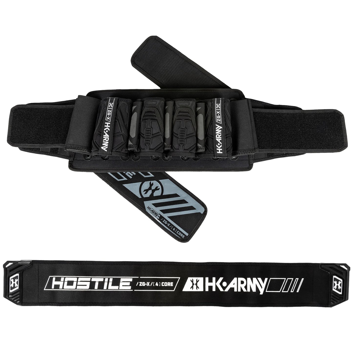 HK Army Zero-GX Strapless Paintball Pod Harness - Stealth 4+3+4