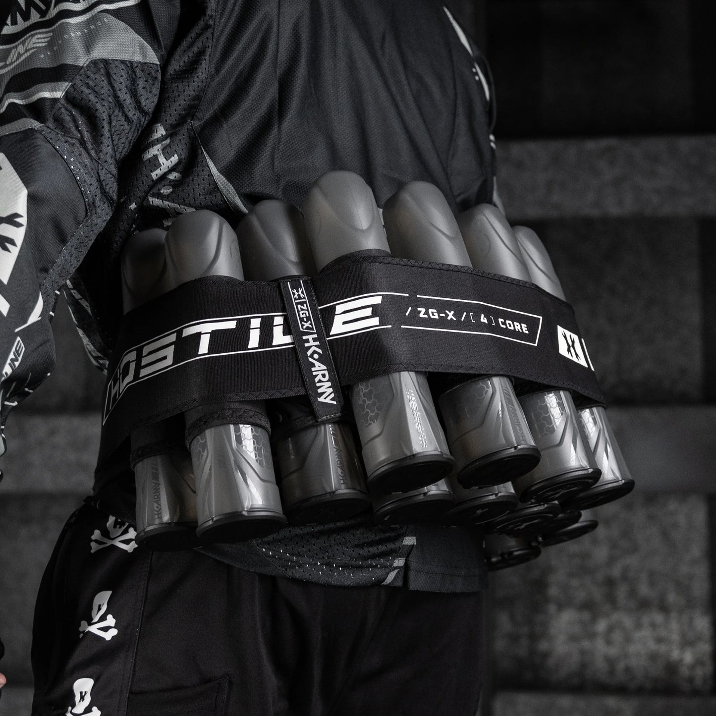 HK Army Zero-GX Strapless Paintball Pod Harness - Stealth 5+4+4