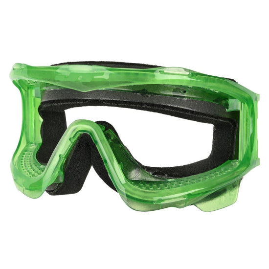 JT ProFlex Spectra Goggle Frame with Face Foam - Lucky 15 Lime Transparent