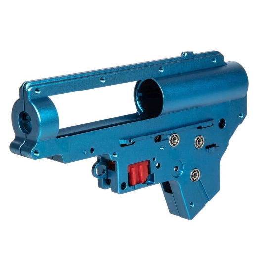 Lancer Tactical AEG V2 M4/M16 CNC Aluminum QD Gearbox Shell w/8mm Bearings - Blue (GG06-21)