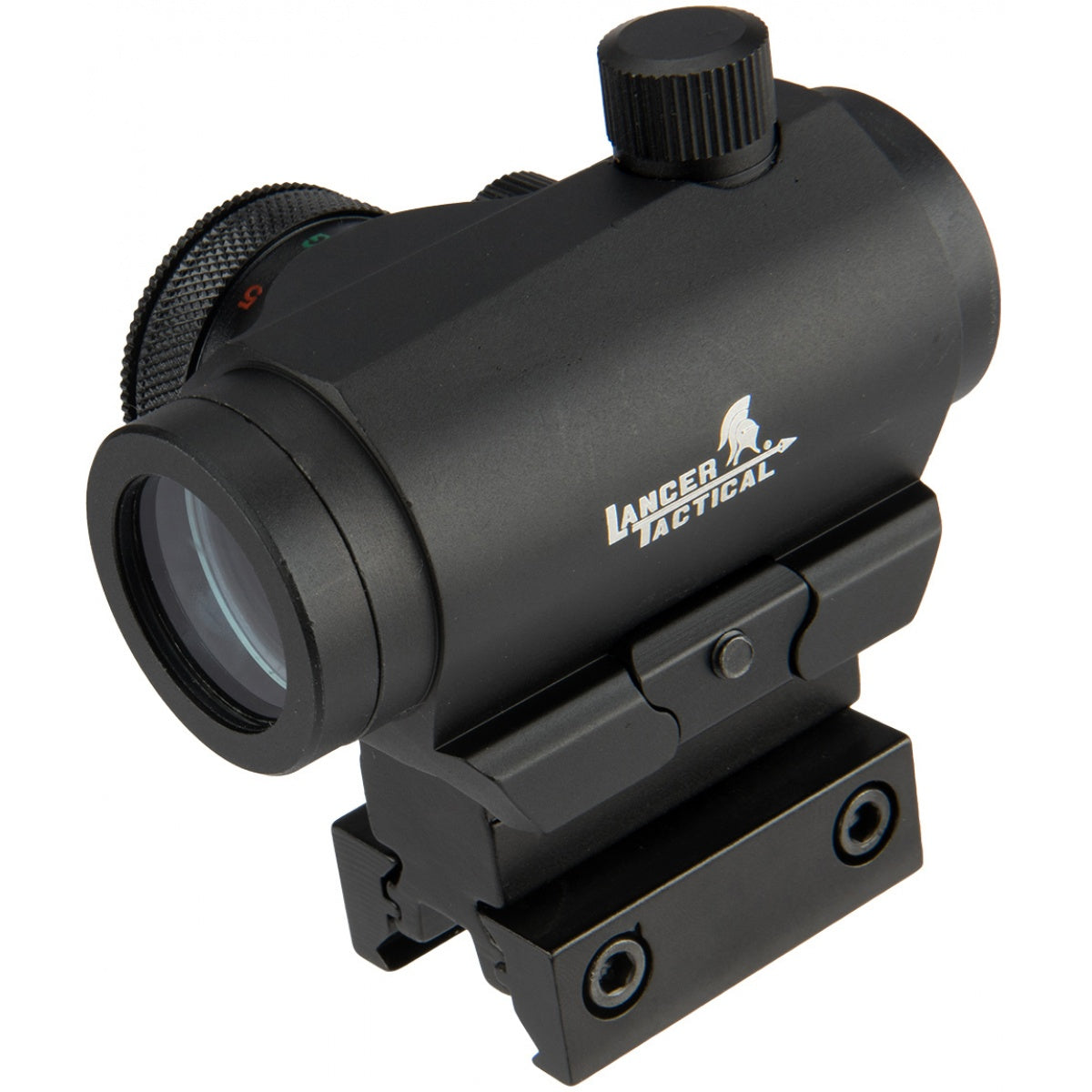 Lancer Tactical Mini Red/Green Dot Sight w/Riser - Black
