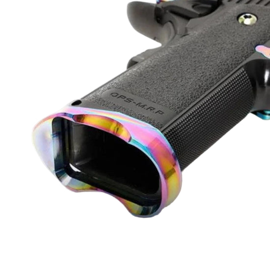 Nine Ball TM Hi-Capa CNC-Machined NEO Flared Magwell - Silver (GG08-03)