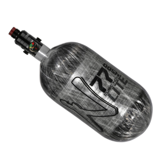 Ninja Lite 77ci 4500psi Carbon Fiber Tank w/Pro V3 Regulator - Grey Ghost
