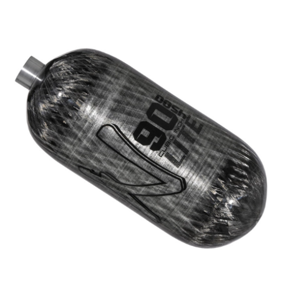 Ninja Lite 90ci 4500psi Carbon Fiber Tank (Bottle Only) - Grey Ghost