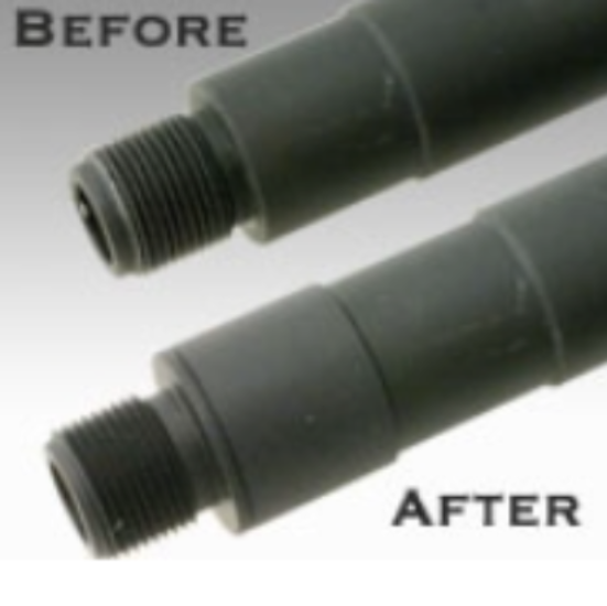 PDI AEG Outer Barrel Conversion Adapter (14mm CCW to 14mm CW) - Black Matte (GG08-10)