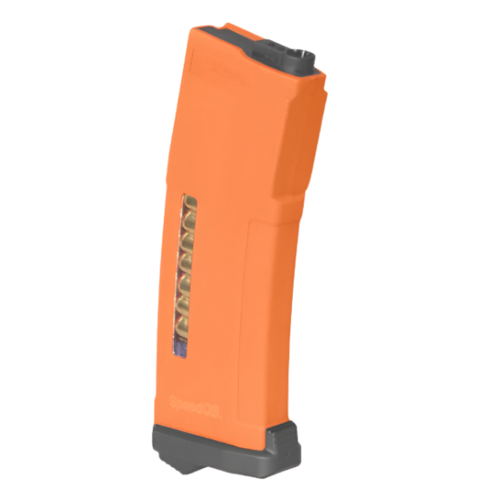 PTS SpeedQB X EPM Mid-Cap 150 Round Magazine for M4/M16 AEG Orange