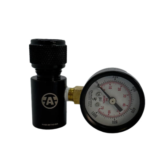 Paintball HPA Tank and Inline Regulator Pressure Tester (0-1000psi Gauge) (GG11-15)