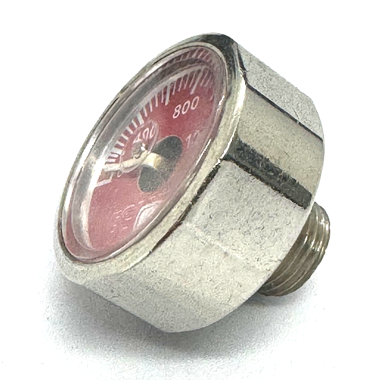Planet Eclipse 1200psi Gauge 1" (25mm) - Red (GG05-09)