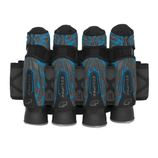 Planet Eclipse HK ZeroG 2.0 Paintball Pod Harness - Fighter Blue 4+3+4