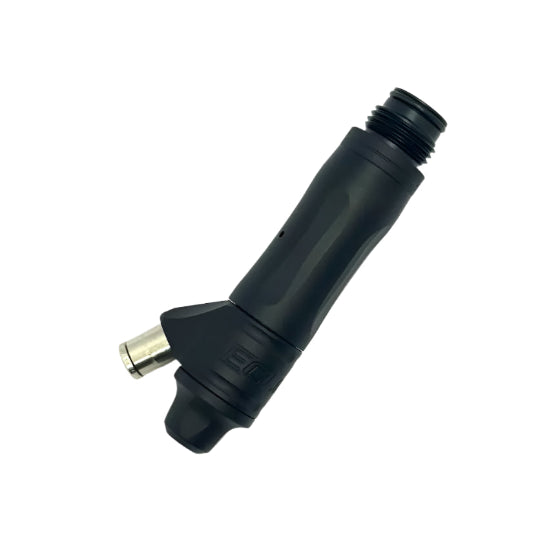 Inception Designs FLE Paintball Feedneck For Eclipse Autococker Markers - Polished Black, No Adapter