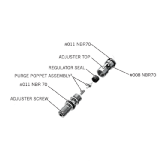 Planet Eclipse SL3 Inline Regulator Adjuster Top