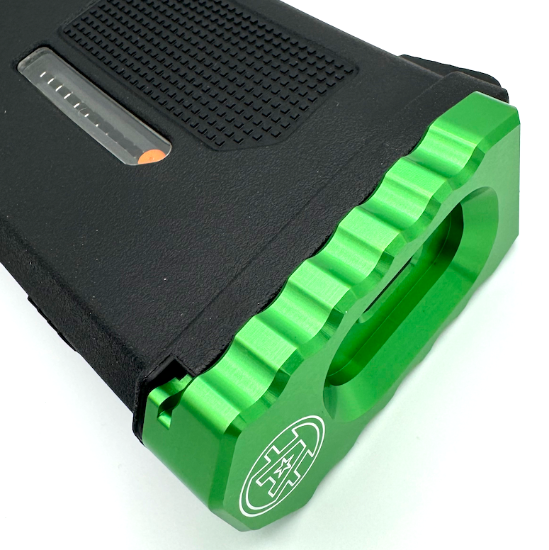 RPS AEG M4 PTS EPM1/EPM1-S Mid-Cap Magazine Aluminum Base Plate LIME GREEN