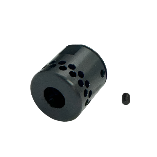 Retro Arms AEG CNC Machined Muzzle Brake 14mm CCW (Type I) BLACK