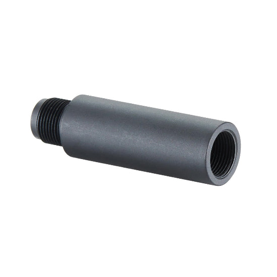 Retro Arms AEG CNC Machined Outer Barrel Extension (14mm CCW) 50mm (2") BLACK 2