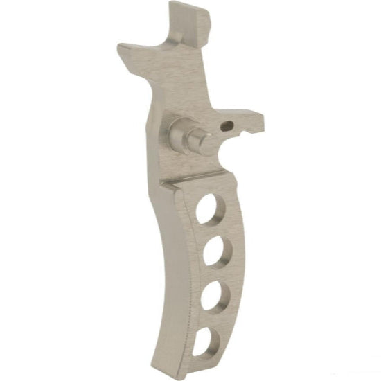 Retro Arms Airsoft AEG V2 M4 CNC Trigger (Type D) SILVER