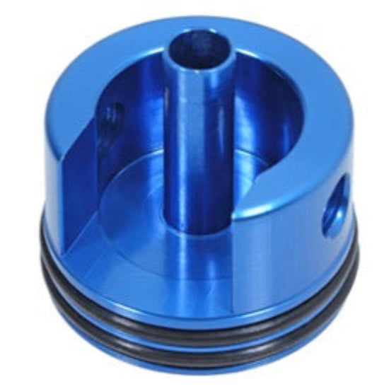 SHS AEG V3 AK Gearbox Double O-ring Cylinder Head Blue #GT0014