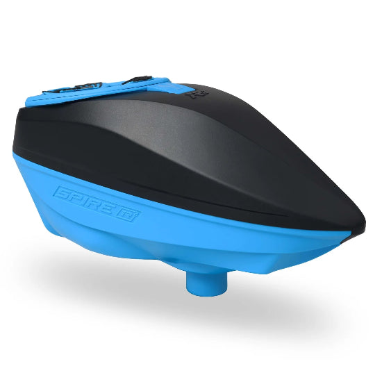 Virtue Spire iR2 Paintball Loader - SE Black/Cyan