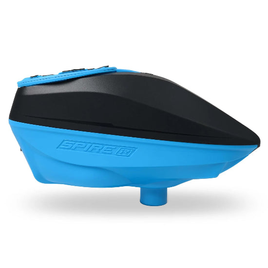 Virtue Spire iR2 Paintball Loader - SE Black/Cyan