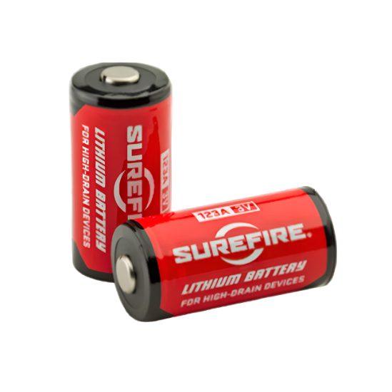 Surefire 3V CR123A Lithium Battery (2 Pack)