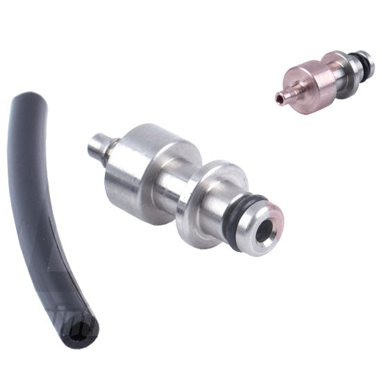 Tippmann X7 Phenom CFS Cyclone Feed System High Flow Barb Upgrade Kit - Stainless (GG05-14)