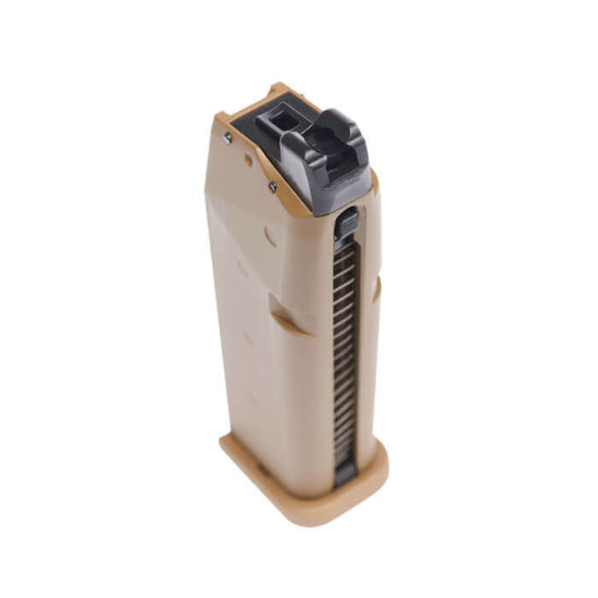 Elite Force Glock 19X Green Gas 20 Round Magazine - Tan