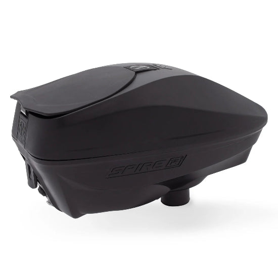 Virtue Spire iR2 Paintball Loader Black Back Corner View