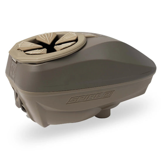 Virtue Spire iR2 Paintball Loader SE DOODOO FDE Rear Corner
