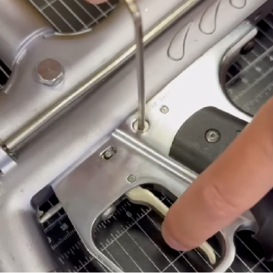 WGP Autococker Hinge Frame Adjustable Trigger Cam Adjuster - Stainless