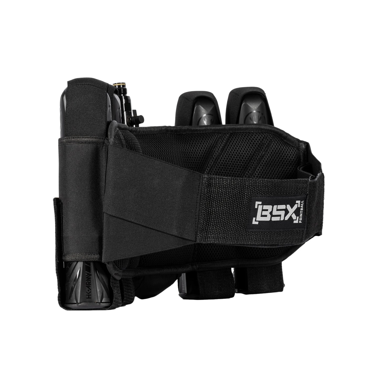 BSX 4+1 Pod Paintball Harness - Black