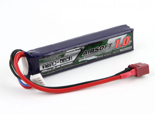 Turnigy Nano-Tech Airsoft AEG Lipo 11.1v 1000mAh 20C 1000mAh Rechargeable Battery (Stick Type) (Mini Tamiya)