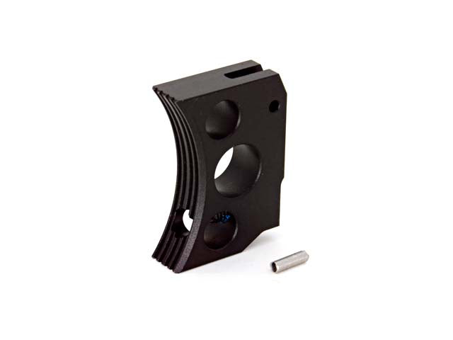 AIP Hi-Capa Airsoft Pistol Gas Blowback Aluminum Trigger (Type E) Curved - Long (GG08-07)