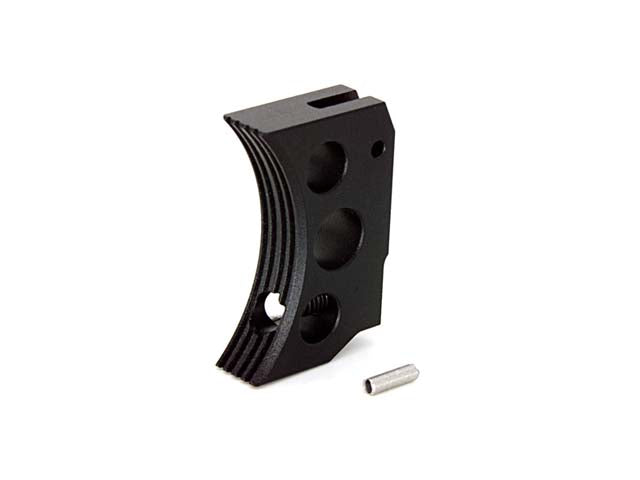 AIP TM Hi-Capa Gas Blowback Airsoft Pistol Aluminum Trigger (Type F) Curved - Short (GG08-07)