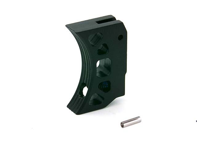 AIP TM Hi-Capa Gas Blowback Airsoft Pistol Aluminum Trigger (Type K) Curved - Short (GG08-07)