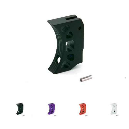 AIP TM Hi-Capa Aluminum Trigger - Type K Curved Short (GG08-07)