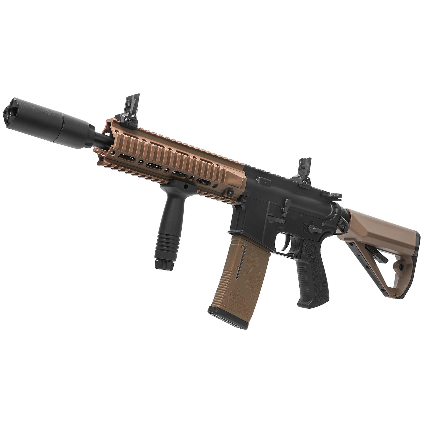 ARCTURUS LWT MK-II CQB 10" AEG Sport Airsoft Rifle Starter Pack - Black/Tan