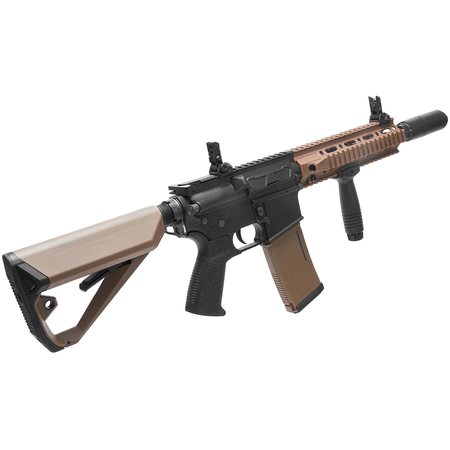 ARCTURUS LWT MK-II CQB 10" AEG Sport Airsoft Rifle Starter Pack - Black/Tan