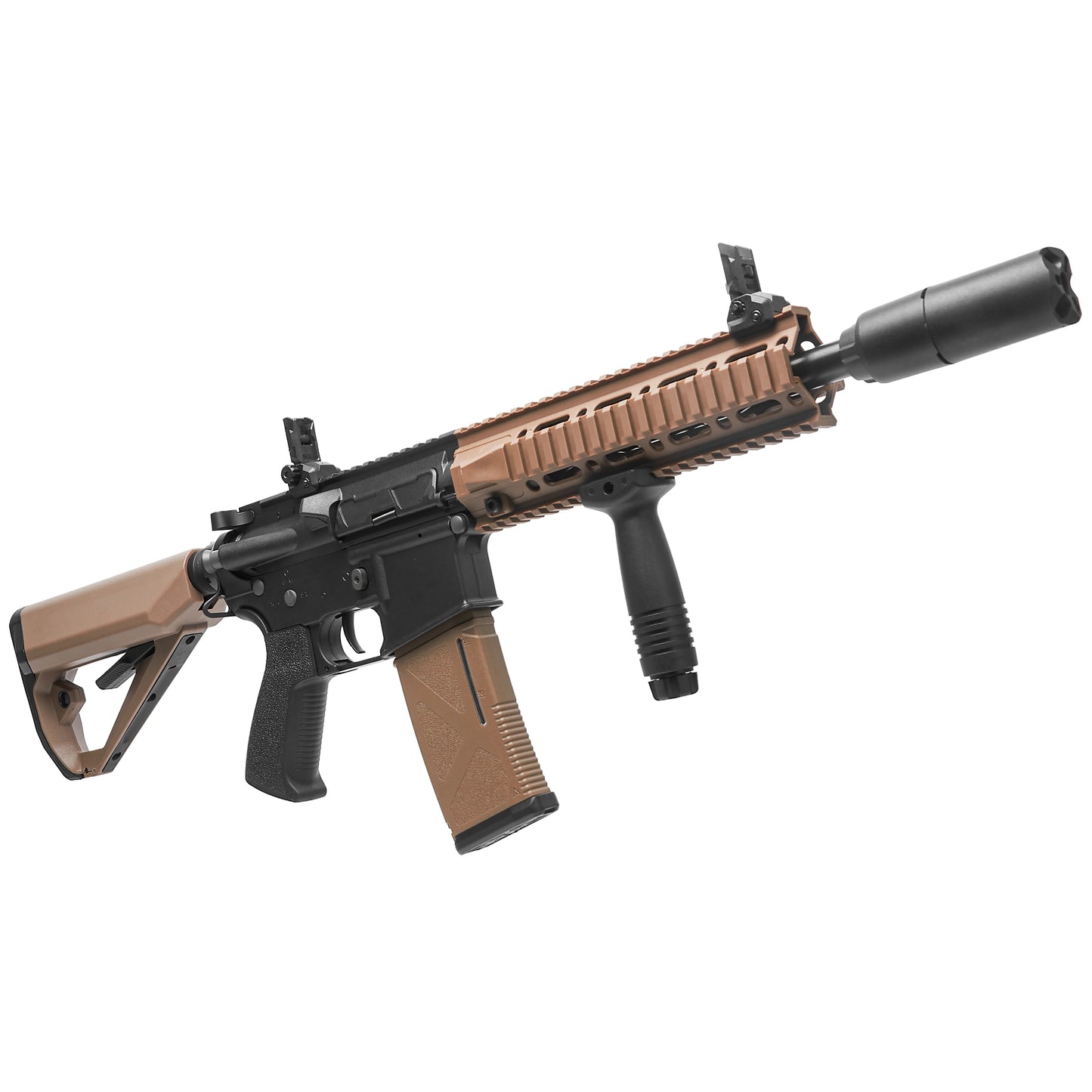 ARCTURUS LWT MK-II CQB 10" AEG Sport Airsoft Rifle Starter Pack - Black/Tan