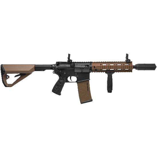 ARCTURUS LWT MK-II CQB 10" M4 Airsoft AEG Sport Rifle ARC SE Starter Pack - Black/Tan
