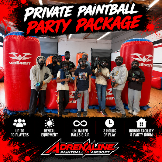 Adrenaline Paintball Private Party Group Package – Gardena, CA