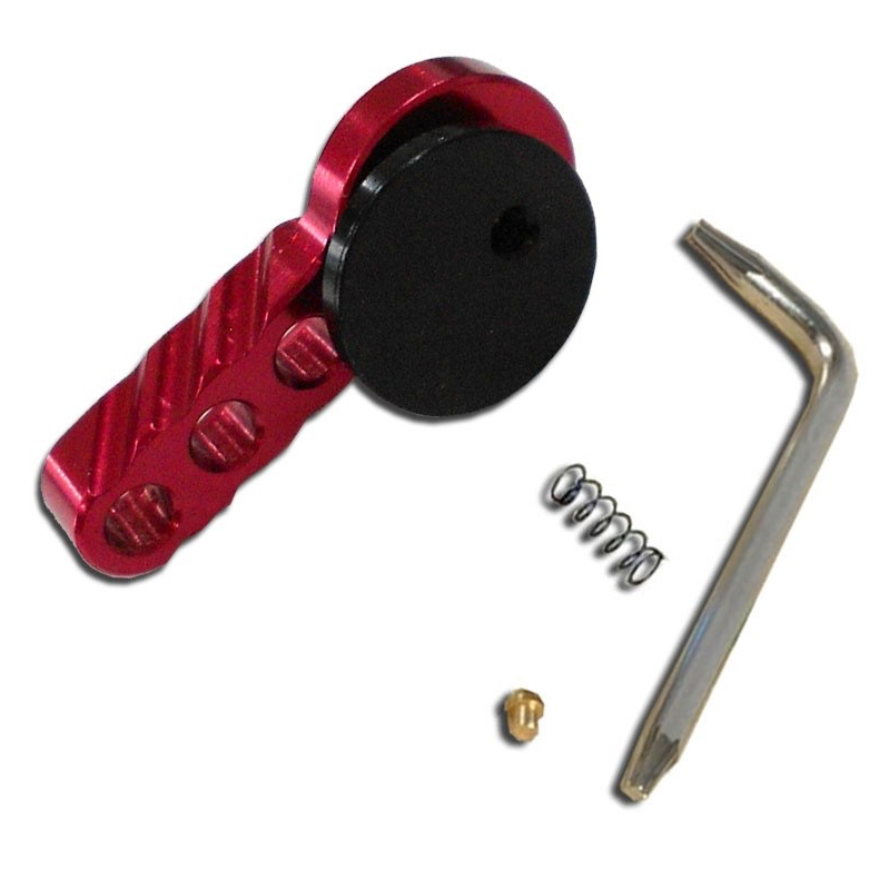 Air Strike Airsoft AEG V2 M4 CNC Selector Switch Lever - Red (GG06-14)