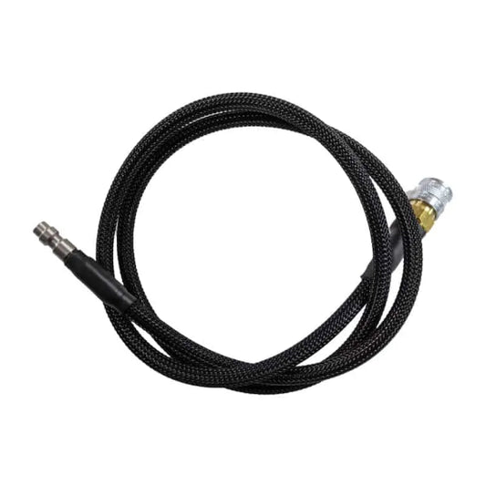 Air Power Airsoft HPA Low-Pressure Flex Braided Hose Kit w/Quick Detach Fittings - Black