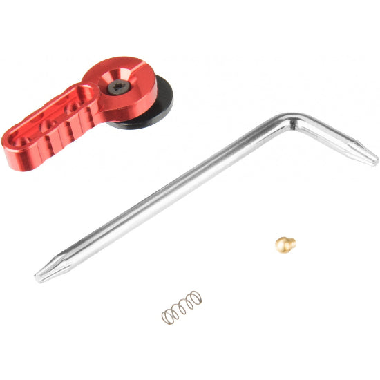 Air Strike AEG V2 M4 CNC Selector Switch Lever - Red (GG06-14)