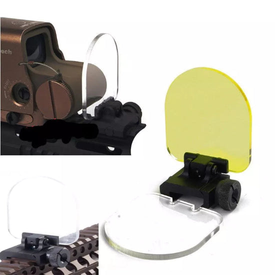 Airsoft Picatinny Rail Mount Sight/Scope Lens Protector (Includes Clear & Yellow Lens) (GG08-02)