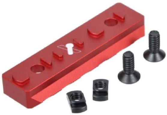 Air Strike Airsoft Rail Segment 6 Slot (M-Lok) - Red (GG06-14)