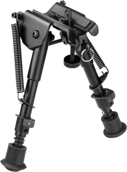 Air Strike Airsoft AEG Rifle Tactical Adjustable Bi-Pod System (6-9 Inch) - Black (GG02-03)