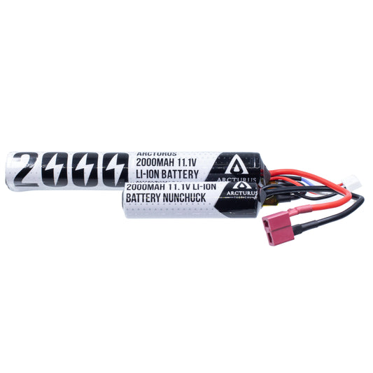 Arcturus Airsoft AEG 11.1v 2000mAh 15C Li-Ion Nunchuck Rechargeable Battery w/Dean Connector (GG06-02)