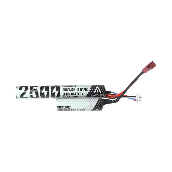 Arcturus Airsoft AEG Li-Ion 11.1v 2500mAh 25C Nunchuck Battery w/Dean Connector